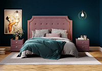 Кровать Elysium 140 190 Рогожка песочный